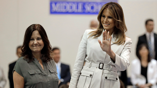 Melania Trump Tries to Convince School Children That She Likes Her Job